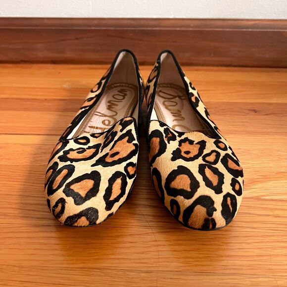 Evereve Sam Edelman Leopard Print Loafers Size 7 - Picture 4 of 6